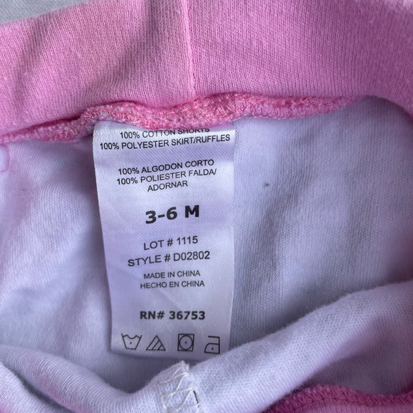 Skirt with leggings baby girl 3-6 months pink polka dots - Picture 3 of 3